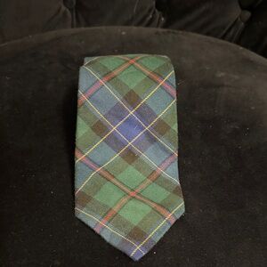 GAP Tartan Tie in Green and Blue